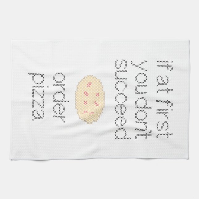 Order Pizza! Kitchen Towel (Horizontal)