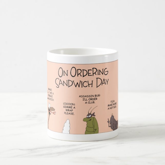 Ordering a Sandwich on Sandwich Day Coffee Mug (Center)