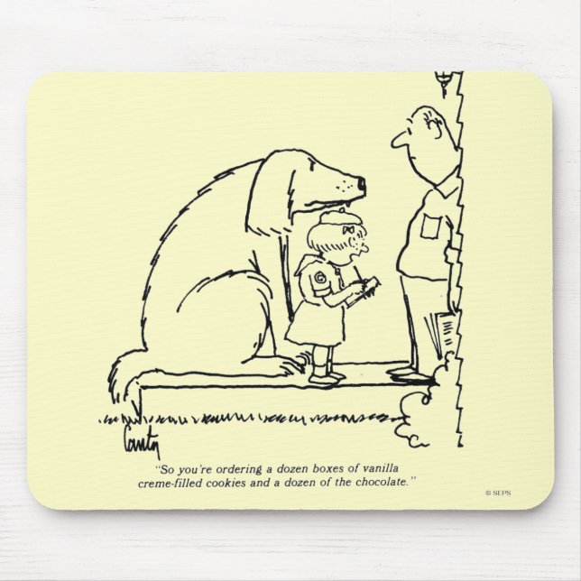 Ordering Cookies Mouse Pad (Front)