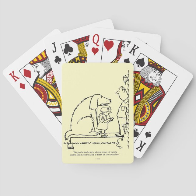 Ordering Cookies Playing Cards (Back)