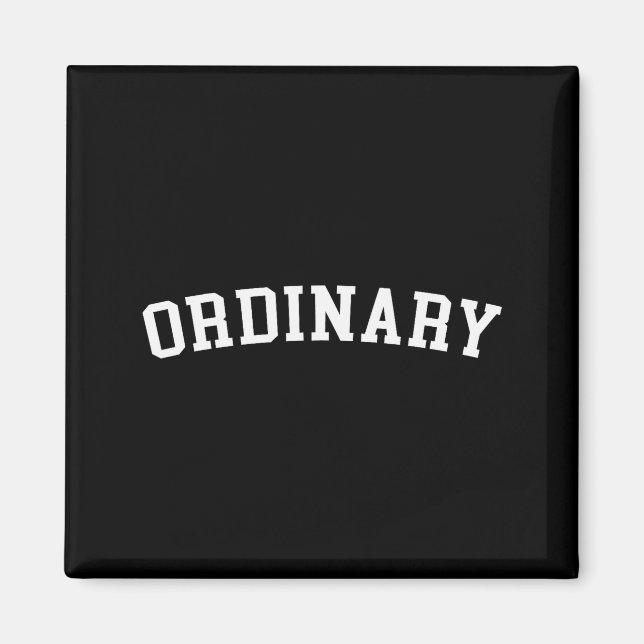Ordinary  magnet (Front)