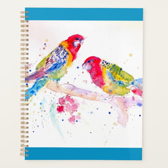 Ordinateur de peinture à l'aquarelle Red Rosella P (Devant)