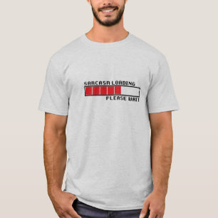 ORDINATEUR DRÔLE D'HUMOUR DE T-SHIRT DE CHARGEMENT
