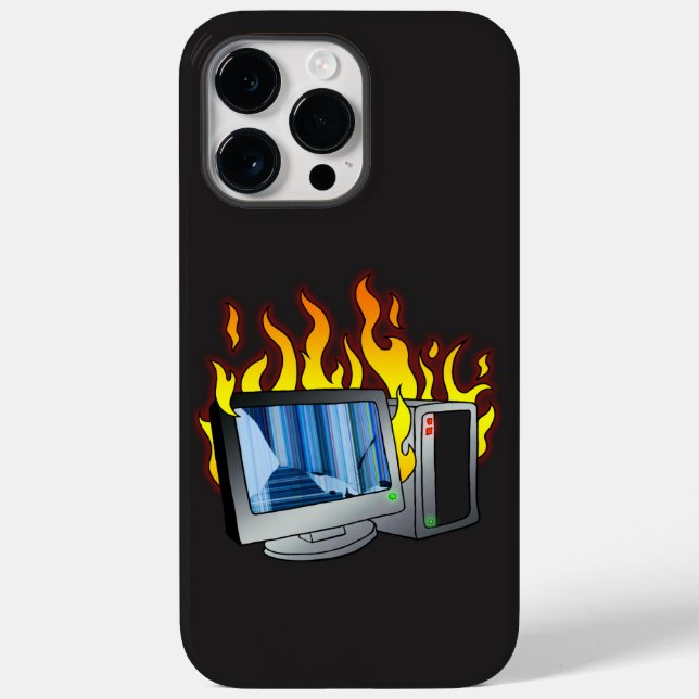 Ordinateur Fire iPhone / coque ipad (Verso)