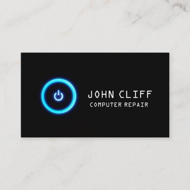 Ordinateur, ordinateur portable, Carte de visite d (Devant)