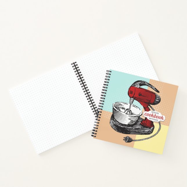 Ordinateur portable de recette de livre de cuisine (Intérieur)