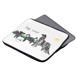 Ordinateur Portable Housse d'ordinateur pour amateur de chiens
