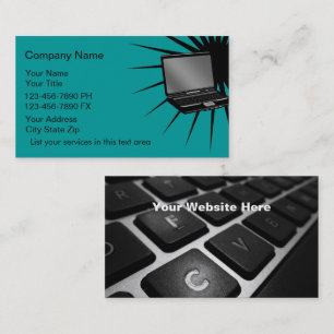 Ordinateurs simples Cartes de visite