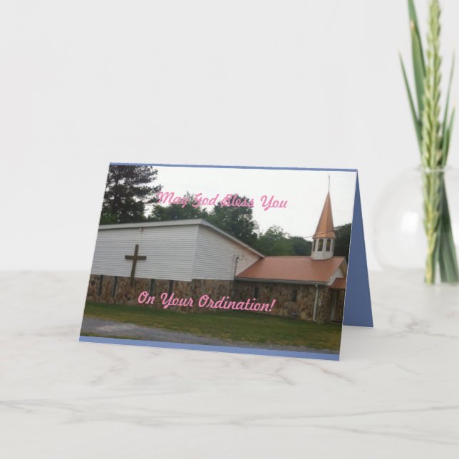 Ordination Card (Front)