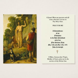 ORDINATION DU PRIÊTRE CATHOLIQUE CARTES SAINES ANN