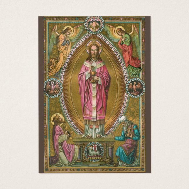 ORDINATION DU PRIÊTRE CATHOLIQUE CARTES SAINES ANN (Devant)