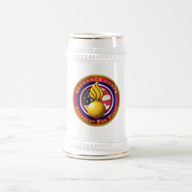 Ordnance Corps    Beer Stein (Center)
