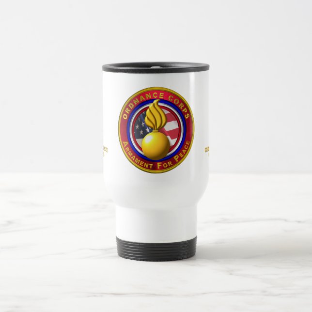 Ordnance Corps   Travel Mug (Center)