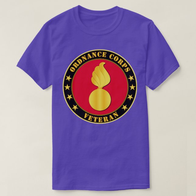 Ordnance Corps Veteran T-Shirt (Design Front)