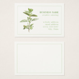 OREGANO FRAIS 3.5x2.5 Carte de visite