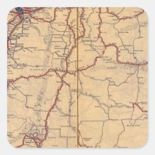 Oregon 4 square sticker