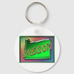 Oregon Art Keychain