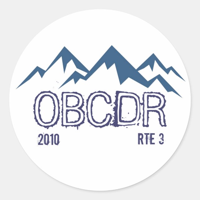 Oregon Back Country Discovery Route Sticker (Front)