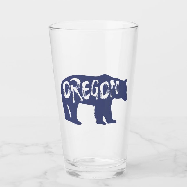 Oregon Bear Glass (Front)