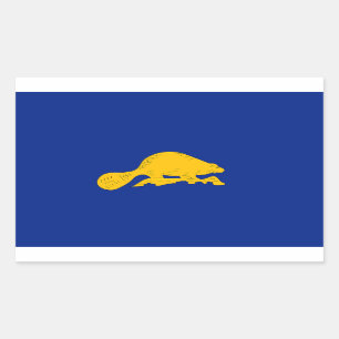 Oregon Beaver Flag Sticker