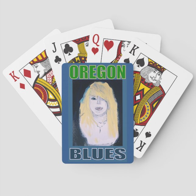 OREGON BLUES PLAYING CARDS (Back)