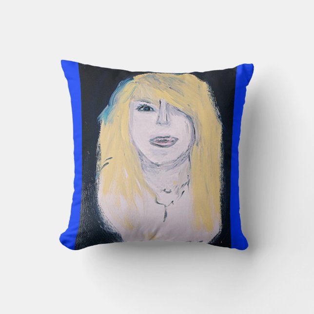 OREGON BLUES THROW PILLOW (Front)