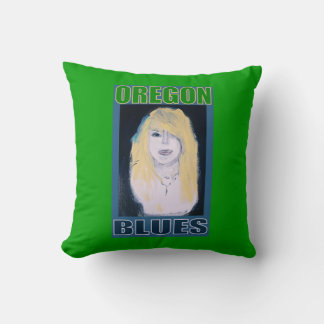 OREGON BLUES THROW PILLOW