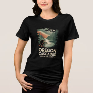 Oregon Cascades Bigfoot Habitat Tee Sasquatch