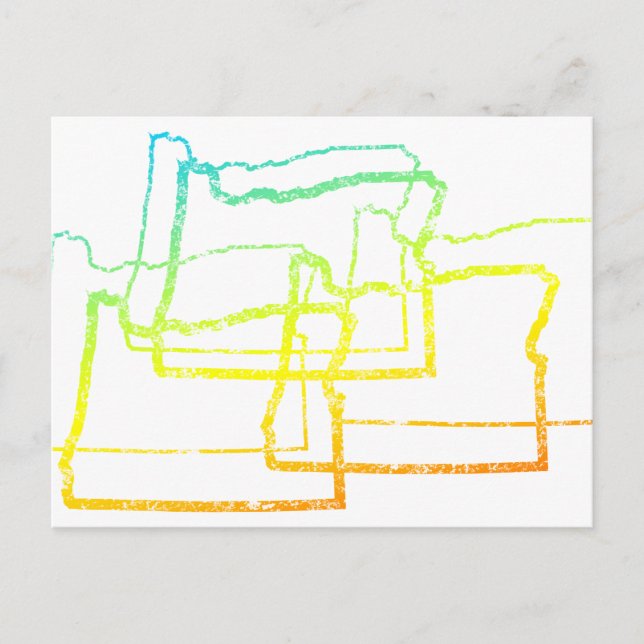oregon chill blur postcard (Front)