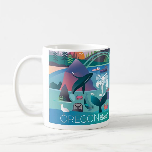 Oregon Coast 11oz or 15oz Mug (Left)