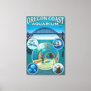 Oregon Coast Aquarium Canvas Print