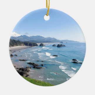 Oregon Coast Ceramic Ornament