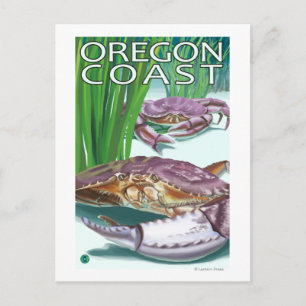 Oregon Coast Crab Postcard