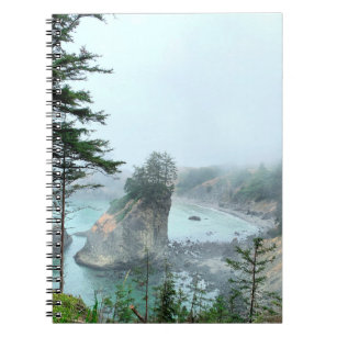 Oregon Coast Foggy Ocean Views Photo Notebook