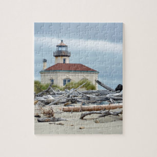 Oregon coast lighthouse jigsaw puzzle