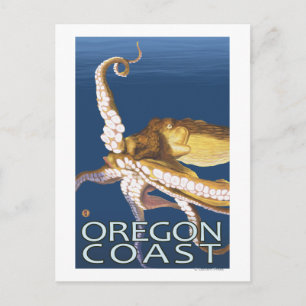 Oregon Coast Octopus Postcard