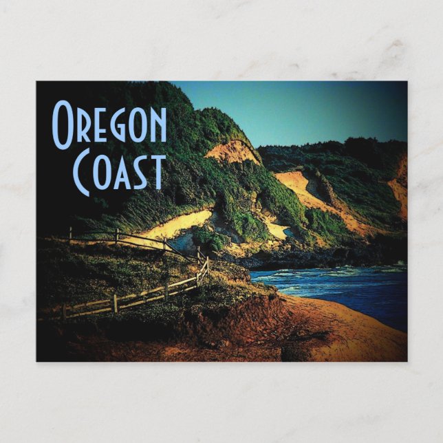 Oregon Coast Postcard (Front)