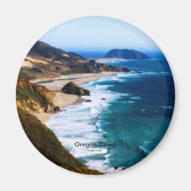 Oregon Coast refrigerator magnet (Front)