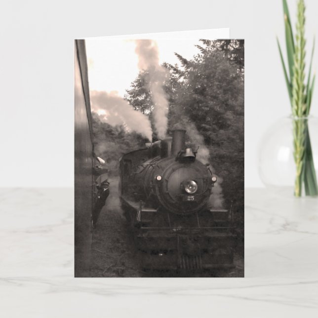 Oregon Coast Scenic Railroad Greeting Card (Front)