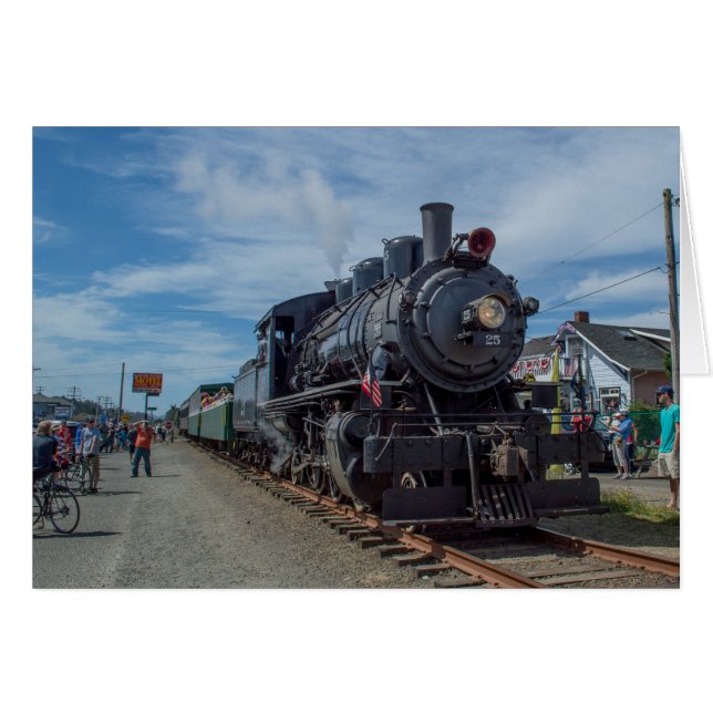 Oregon Coast Scenic Railroad Steam Engine (Front Horizontal)
