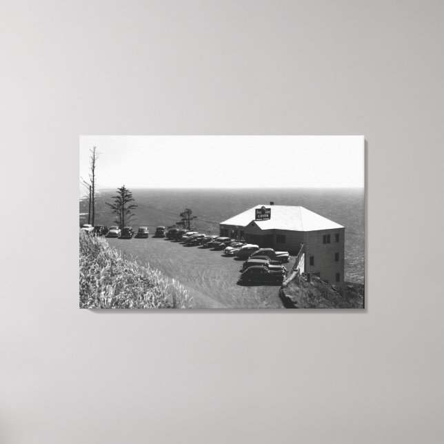 Oregon Coast Sea Lion Caves Main Office Canvas Print (Front)