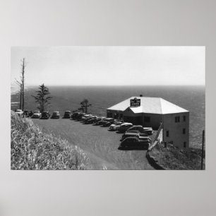 Oregon Coast Sea Lion Caves Main Office Poster