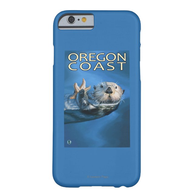 Oregon Coast Sea Otter Case-Mate iPhone Case (Back)