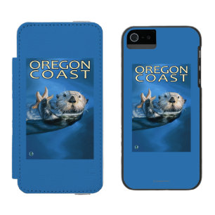 Oregon Coast Sea Otter Incipio Watson™ iPhone 5 Wallet Case