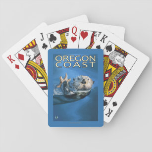 Oregon Coast Sea Otter Playing Cards