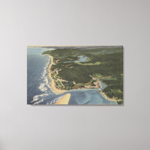 Oregon Coast - Siletz Bay, Taft, Nelscott Canvas Print