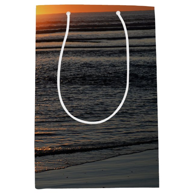Oregon Coast Sunset Photo Gift Bag (Front)