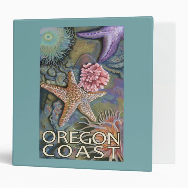 Oregon Coast Tidepool Binder (Front/Inside)