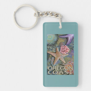 Oregon Coast Tidepool Keychain