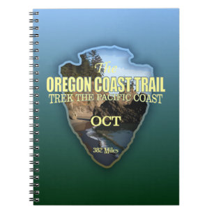 Oregon Coast Trail (arrowhead) Notebook